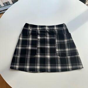 SEEK the label plaid mini skirt